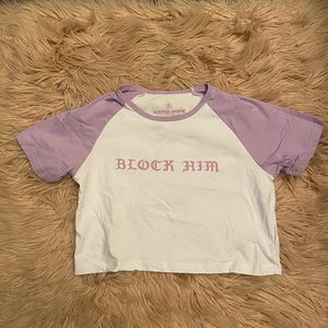 Call Her Daddy Podcast- Block Him Crop Top